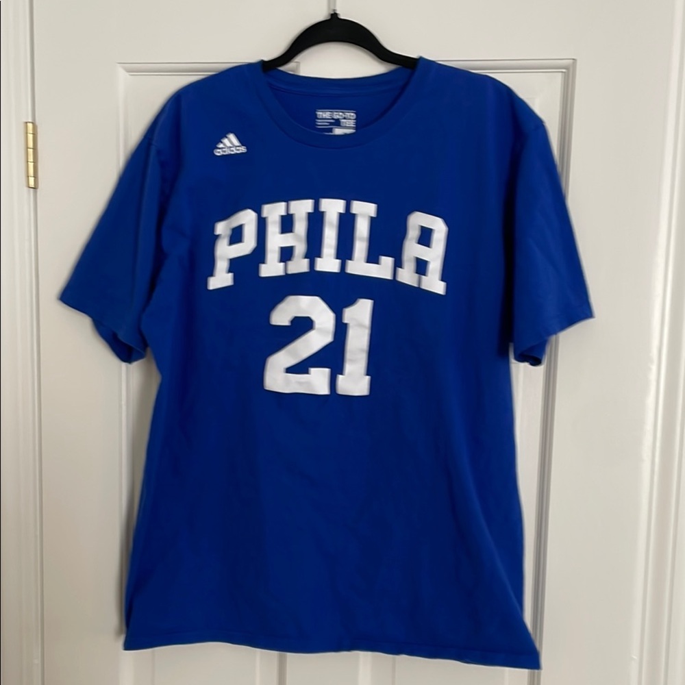 Adidas Blue PHILA 21 T-Shirt